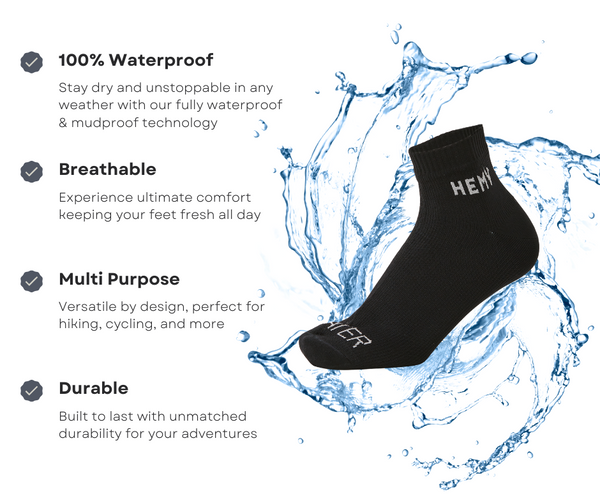 HEMY Ankle Waterproof Socks