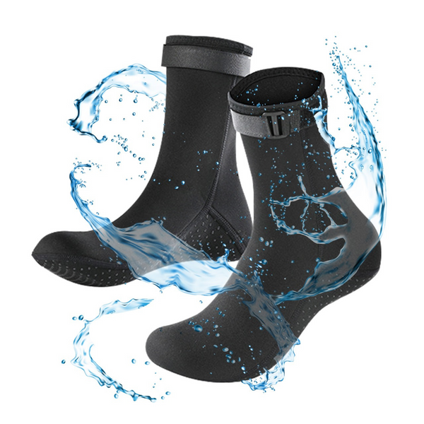 Hemy Neoprene Socks 3mm -  Diving, Snorkeling, Swimming, Sailing, Kayaking and Surfing